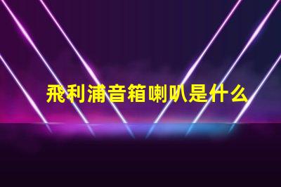 飛利浦音箱喇叭是什么品牌的 seoul燈珠是什么品牌